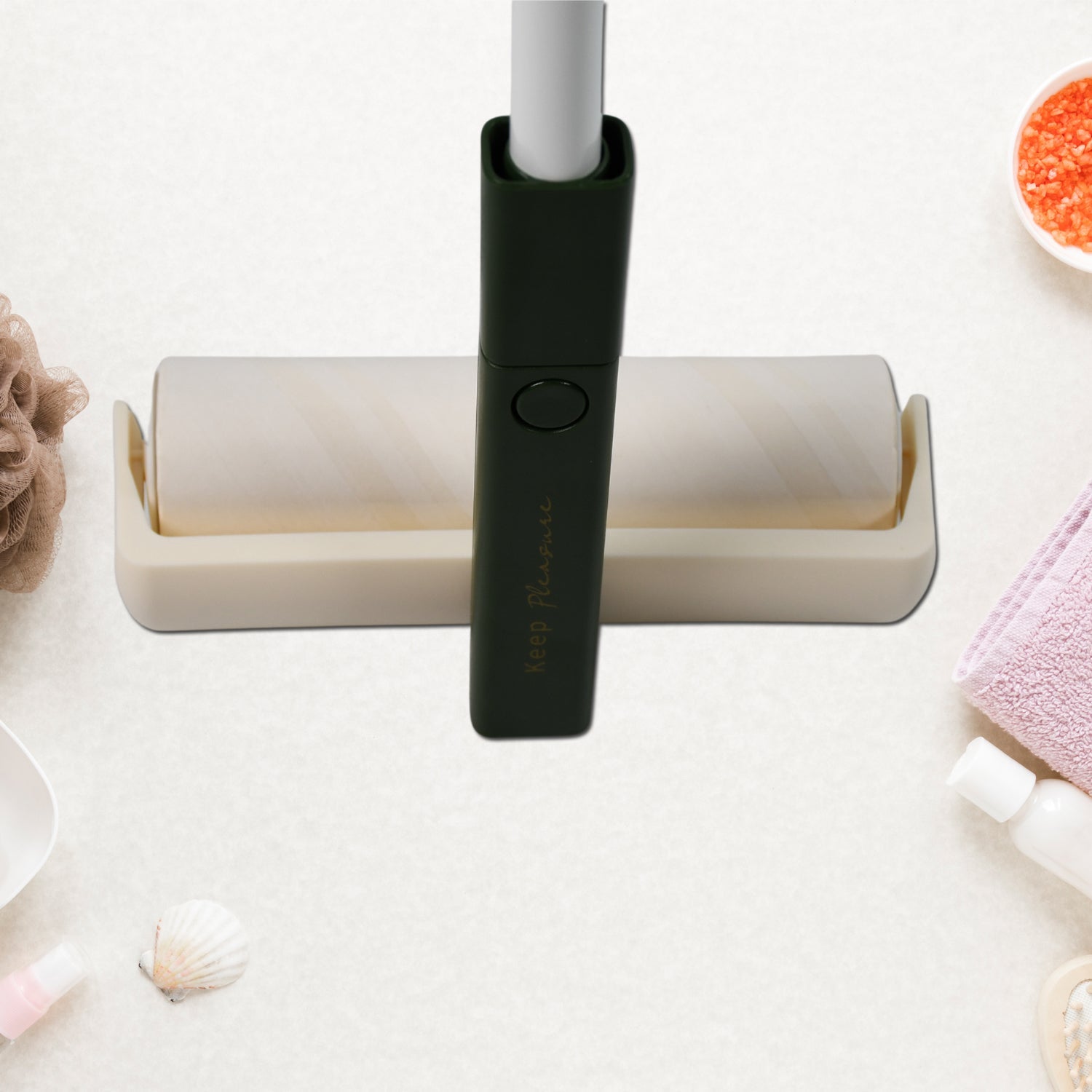 7872 Washable Reusable Lint Roller, Large Lint Roller with Extendable Handle, Cleaner for Carpet, Floor, Sofa. DeoDap 7872 Washable Reusable Lint Roller, Large Lint Roller with Extendable Handle, Cleaner for Carpet, Floor, Sofa. DeoDap